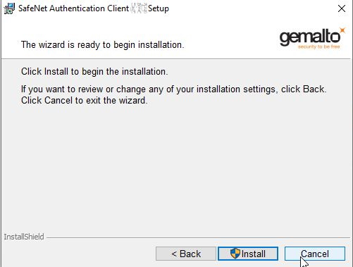Smartcard driver install - Welcome to CIB Remote Access